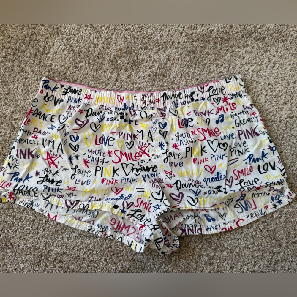 PINK shorts in size S